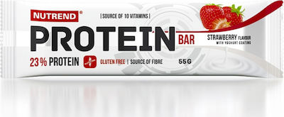 Nutrend Protein Bar Μπάρα με 23% Πρωτεΐνη & Γεύση Φράουλα 55gr