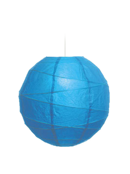 Starlight Akari Round Lamp Shade Blue with Diameter 40cm Blue