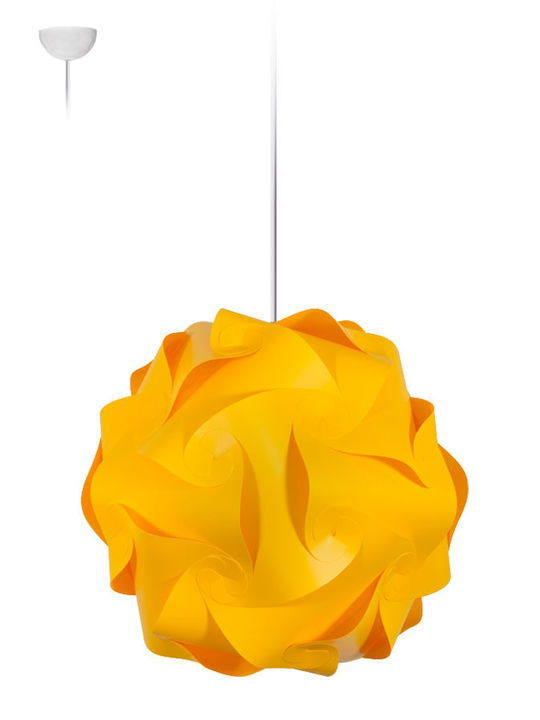Starlight Round Lamp Shade Yellow with Diameter 35cm