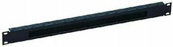 Safewell Πάνελ Βούρτσας για Rack 19" Μαύρο