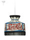 Starlight Rund Lampenschirm Mehrfarbig mit Durchmesser 38cm Pepsi Cola