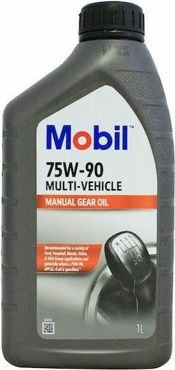 Mobil Multi Vehicle Βαλβολίνη Αυτοκινήτου για Χειροκίνητο Κιβώτιο Ταχυτήτων 75W-90 1lt