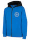Kids Sweatshirt Cardigan with Hood and Pockets Blue