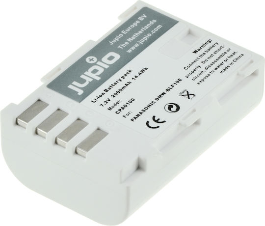 Jupio Μπαταρία Φωτογραφικής Μηχανής DMW-BLF19E Ultra Ιόντων-Λιθίου (Li-ion) 2000mAh Συμβατή με Panasonic