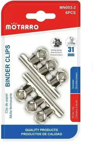 Klammern Motarro 38mm Silber 4Stück