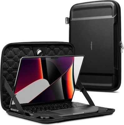 Spigen Rugged Armor Pro Pouch Tasche Fall für Laptop 16" in Schwarz Farbe