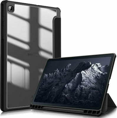 Tech-Protect Smartcase Hybrid Flip Cover Δερματίνης Μαύρο (Galaxy Tab S6 Lite 10.4)
