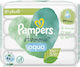 Pampers Harmonie Aqua Baby Wipes with 99% Water, without Alcohol & Fragrance 4x48pcs