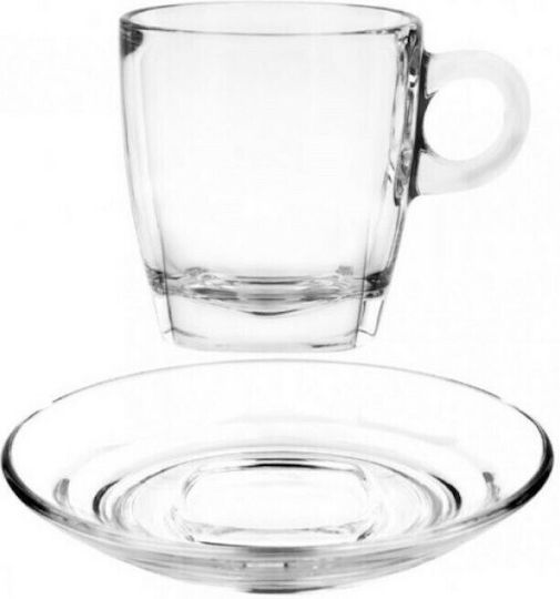 GTSA Ocean Tasse Kaffee Glas Transparent 195ml