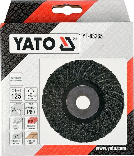 Yato Grinding Disc Metal 125mm Set 1pcs