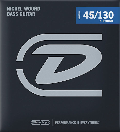 Dunlop Set Corzi Pentru Bas Nickel Wound 45 - 130
