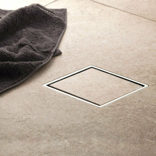 Karag Confluo Ceramic 4 Stainless Steel Siphon Floor with Length 15cm