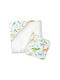 Stephen Joseph Hooded Baby Bath Towel Dino Multicolour