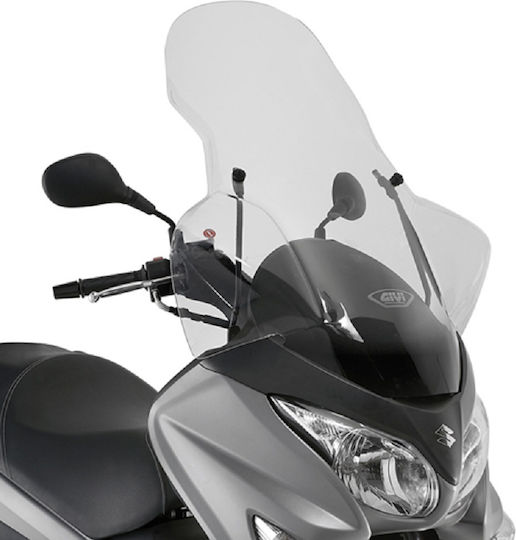 Givi Motorcycle Windshield & Windscreen Transparent Visor for Suzuki Burgman 125 / Burgman 200 2014-2021 3106DT