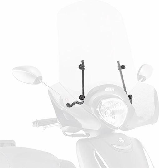 Givi Motorcycle Windshield & Windscreen Installation Kit for Yamaha D'elight 125 2021 A2154A