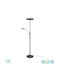 Trio Lighting Franklin LED Floor Lamp H181xW35.2cm. with Adjustable White Light 4100lm Black