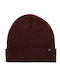 Basehit Beanie Männer Beanie mit Rippstrick in Burgundisch Farbe