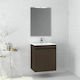 Zebis Eco 060 Countertop with Sink & Mirror L60xW46xH70cm M-2910