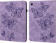Flip Cover Purple Butterflies (Galaxy Tab A7 Lite)