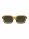 Meller Nayah Sunglasses with Mustard Olive Plastic Frame and Green Polarized Lens NAY-MUSTARDOLI