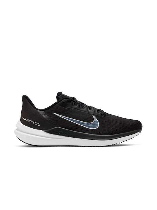 Nike Air Winflo 9 Ανδρικά Αθλητικά Παπούτσια Running Μαύρα
