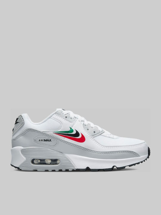 Air Max 90 Air Max 90 Детски маратонки Low Бяло / Малахит / Университетско Червено