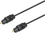 Nimo Optical Audio Cable TOS male - TOS male Μαύρο 2m