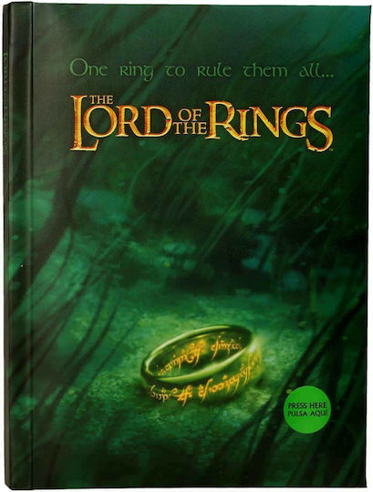 Sd Toys Lord Of The Rings Σημειωματάριο A5 90 Φύλλων Ριγέ Πράσινο