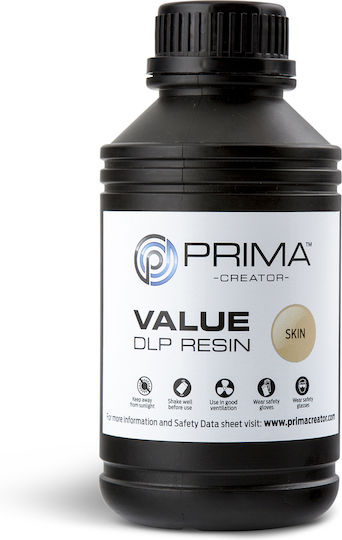 PrimaCreator Value UV / DLP Resin for 3D Printer Skin 500ml (PV-RESIN-B405-0500-SK)