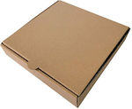 Disposable Pizza Paper Box Kraft 33x33x4cm 100pcs