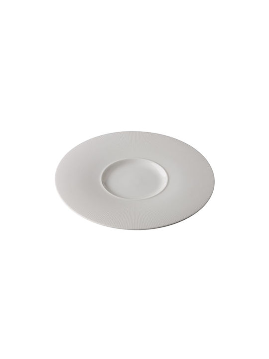 Stylepoint Compass De Luxe Plate Shallow made of Porcelain White with Diameter 30cm 3pcs
