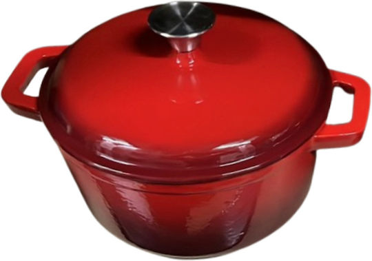ArtGaz Tiefer Topf aus Gusseisen 2.6Es / 24cm