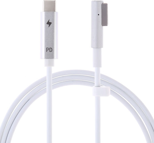 Καλώδιο Φόρτισης 5 Pin MagSafe 1 (L-Shaped) σε USB Type-C PD 1.7m (MBC0275W)