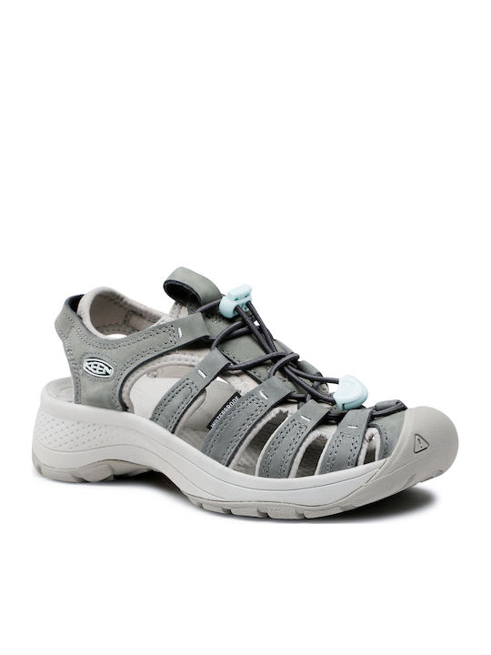 Astoria West Δερμάτινα Γυναικεία Σανδάλια Sporty Porcelain/Blue Glass