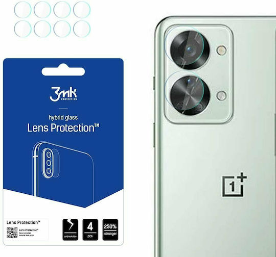 3MK 4 Pack Lens Protection Προστασία Κάμερας Tempered Glass Διάφανο για το OnePlus Nord 2T