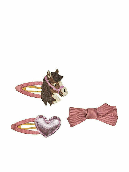 Moses Kids Hair Clips Set with Hair Clips in Pink Colour 3 Pieces Moses Kids Hair Clips Set with Hair Clips in Pink Colour 3 Pieces
