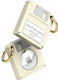 Elago Floppy Disk Disk Case Калъф за ключодържател Силикон за AirTag Classic White