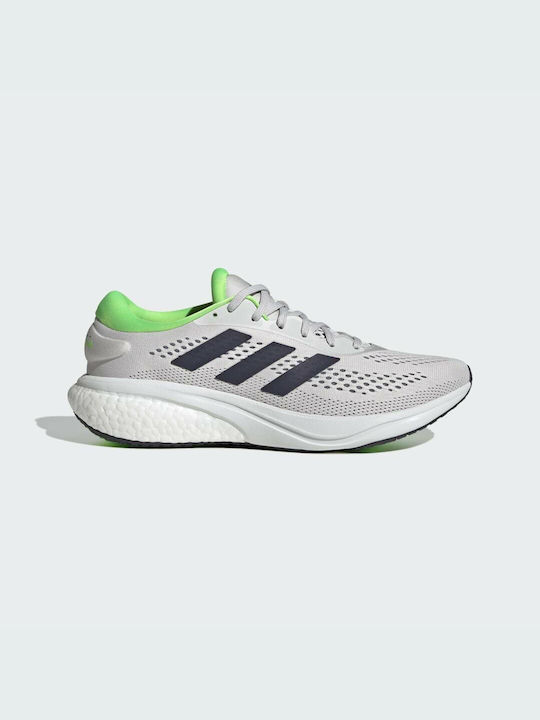 Adidas Supernova 2.0 Ανδρικά Αθλητικά Παπούτσια Running Dash Grey / Shadow Navy / Solar Green