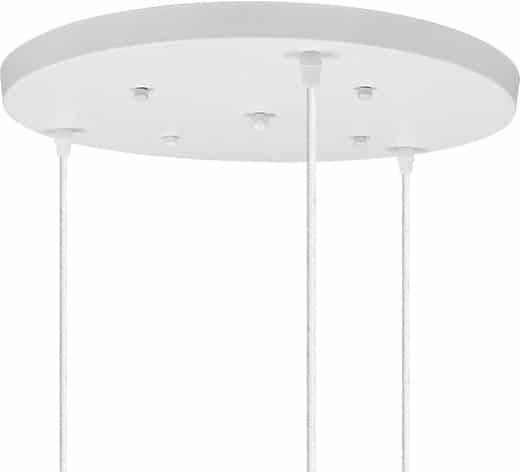 Led7 Таванна Розетка за Осветителни Тела Φ400мм Бяла 101316WH