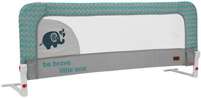 Bebe Stars Elephant Foldable Bed Rails made of Fabric in Light Blue Color 140x60cm 1pcs