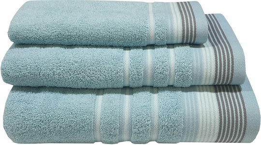 Le Blanc Χεριών Satin Stripe 30x50εκ. Petrol Βάρους 450gr/m² Le Blanc Χεριών Satin Stripe 30x50εκ. Petrol Βάρους 450gr/m²