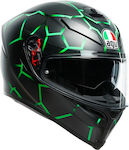 AGV K5 S Multi Vulcanum Green Κράνος Μηχανής Fu...