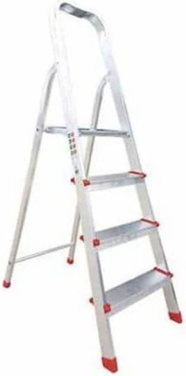 Krause Leiter Aluminium mit 3+1 Stufen