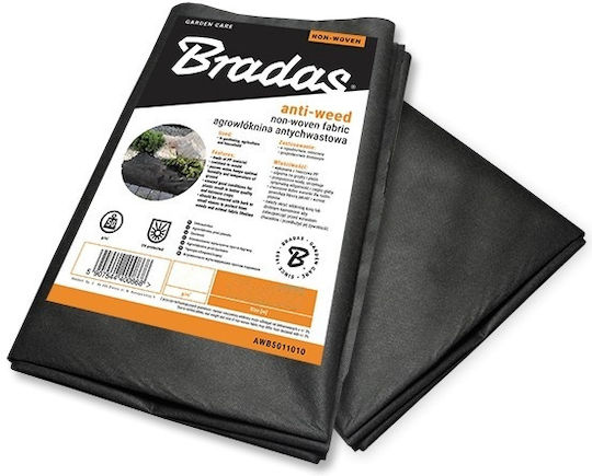 Bradas AWB5011005 Ύφασμα Εδαφοκάλυψης 50gr/m² 1.1x5m Μαύρο