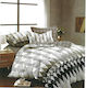 Victoria Home Сет Чаршафи 220x240см. Кафяв 4бр