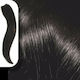 Highlife Hairpieces in Very Dark Black Color 1b 50cm
