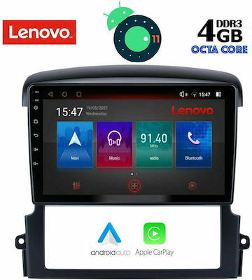 Lenovo Sistem Audio Auto pentru Kia Sorento 2006-2009 (Bluetooth/USB/AUX/WiFi/GPS/Apple-Carplay/Partitură) cu Ecran Tactil 9"