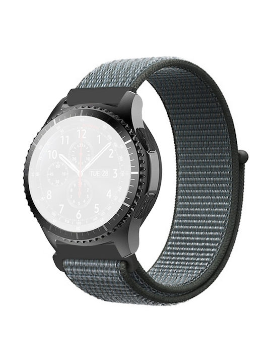 Velcro Strap Fabric Gray (Forerunner 55/245/645 / Vivoactive 3/5/HR / Venu Sq 2) EDA00741302W