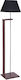 HomeMarkt Floor Lamp H150xW38cm. with Socket for Bulb E27 Black