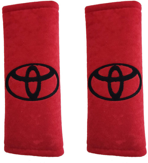 Race Axion Autositzgurt-Pads Toyota Rot 2Stück